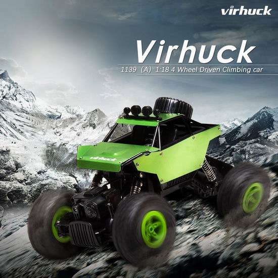  白菜速抢！Virhuck 1139 (A) 1/18 4WD 遥控越野车1.9折 11.59加元清仓！两色可选！