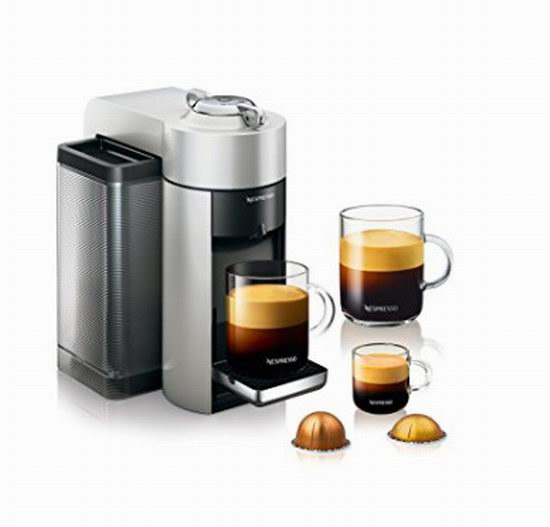  Nespresso Vertuo胶囊咖啡机 186.75加元（4色），原价 249加元，包邮