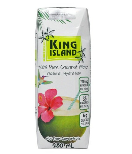  营养价值高又好喝 King Island 100% 椰子水 3瓶装 3.49加元