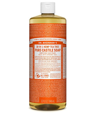  Dr. Bronner's 有机茶树肥皂液 14.99加元（944ml），原价 28加元