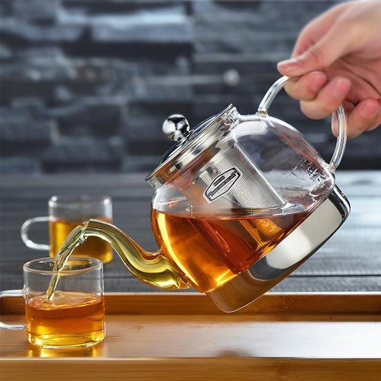  IAN 1200ml 中式玻璃茶壶 26.99加元特卖！