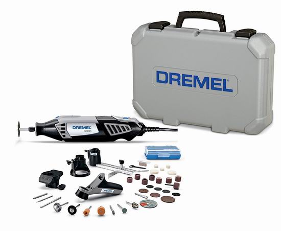  Dremel 琢美 4000-4/34 变速电磨工具套装 109.99加元包邮！