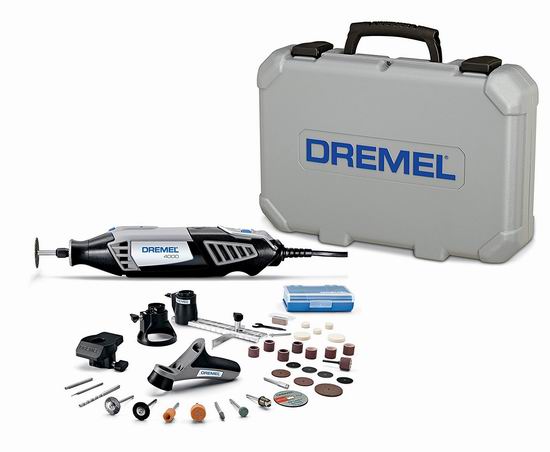  Dremel 琢美 4000-4/34 变速电磨工具套装7折 105.4加元包邮！