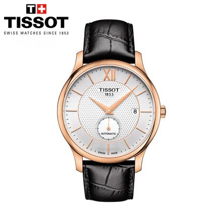  Tissot 天梭 Tradition 俊雅系列 男士时尚 自动机械腕表/手表6.4折 606.04加元包邮！