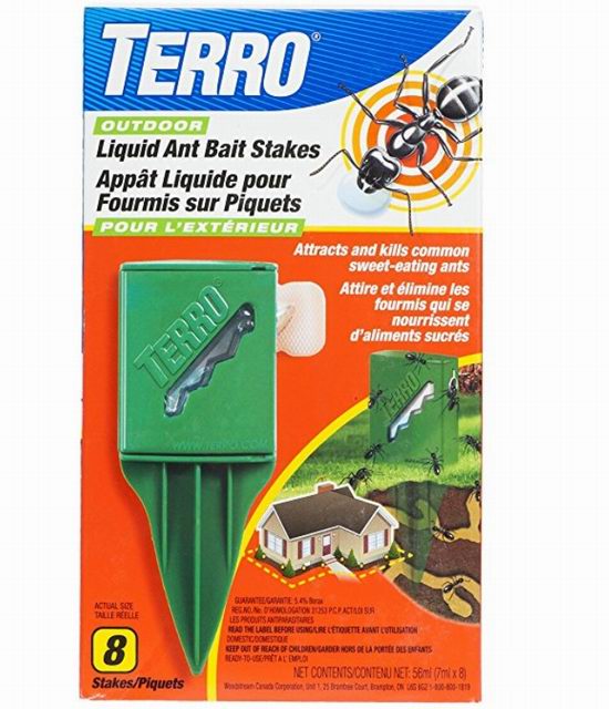  TERRO T1812 室外液体灭蚂蚁棒 8个装 8.99加元！