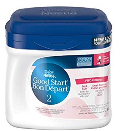  NESTLÉ GOOD START 2 含DHA&ARA益生菌配方奶粉 27.54加元（660 g ）+包邮！