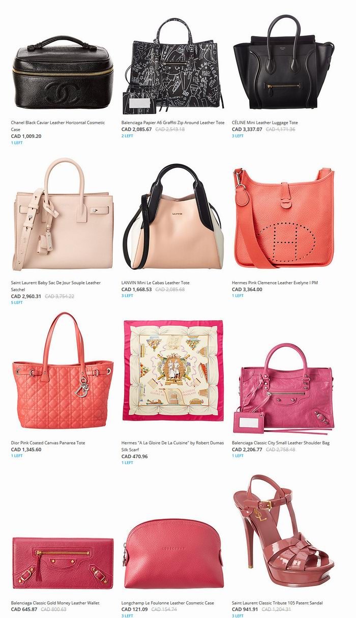 精选 Celine、Chloe、Givenchy、Balenciaga等品牌美包、太阳镜、美妆 5.3折起特卖！