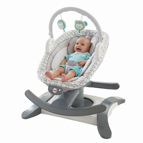  销量冠军！Fisher-Price 费雪 四合一 婴儿摇篮/安抚座椅6.2折 99.99加元包邮！