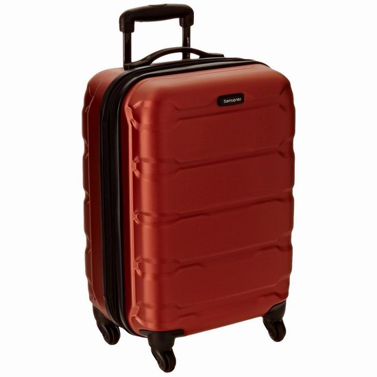  Samsonite 新秀丽 Omni 全PC 20英寸 焦橙色 轻质硬壳拉杆行李箱/登机箱 80.92加元包邮！