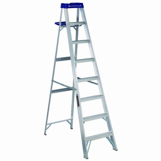  白菜价！历史新低！Louisville Ladder AS2110 10英尺 铝制人字梯2.4折 83.97加元包邮！