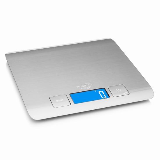  历史新低！Smart Weigh 时尚不锈钢厨房秤2.8折 9.99加元清仓！