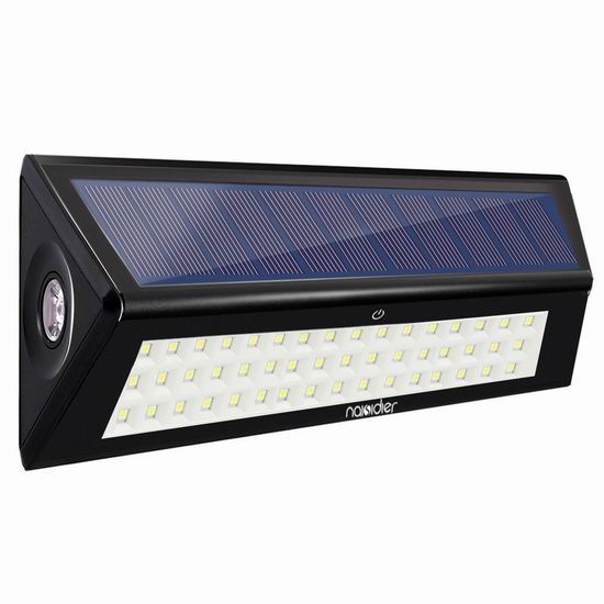 白菜价！历史新低！Naisidier 50 LED 超亮太阳能 运动感应灯3.1折 8.99加元清仓！