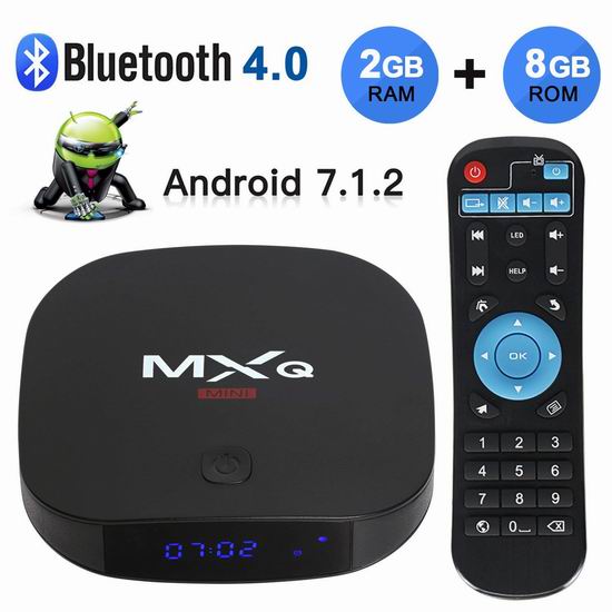  Kingbox MXQ 网络电视机顶盒（2GB/8GB） 39.09加元包邮！