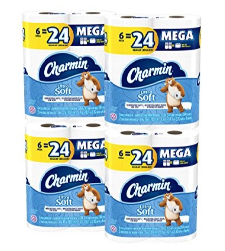  Charmin Ultra Strong 超强双层卫生纸24卷 22.75加元，原价 34.99加元