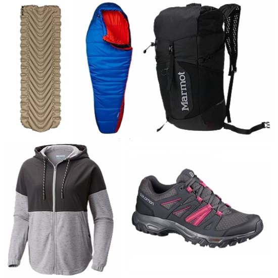  今日闪购：精选 Columbia、The North Face、Klymit、Marmot 等品牌夹克、登山靴、登山包、睡袋、充气睡垫、帐篷等5折起！全场包邮！