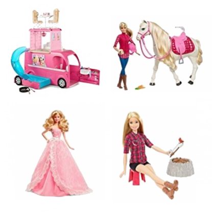  精选 Barbie 芭比玩偶、玩偶套装4.8折起！售价低至8.39加元！