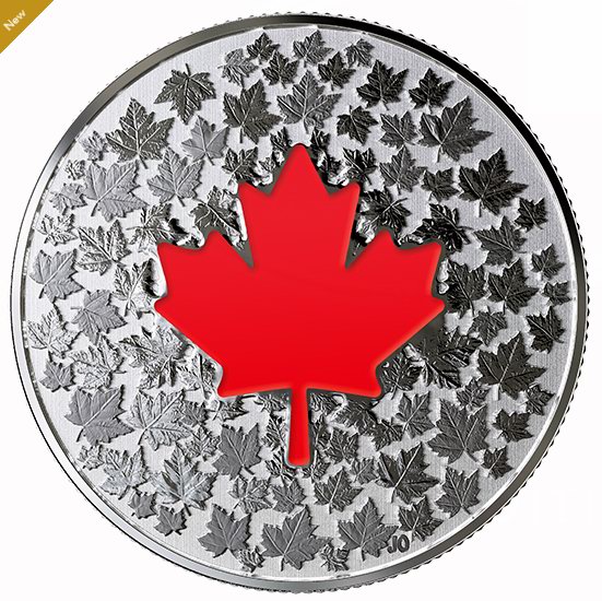 新品发售！加拿大 2018 Hearts Aglow 夜光纯银 纪念币 29.95加元包邮！