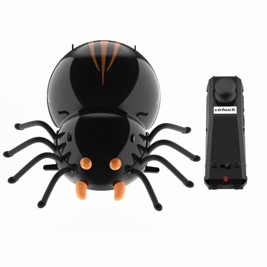  超级白菜！Virhuck 逗逗虫 蜘蛛 DIY遥控仿生机器人0.9折 5.01加元限量特卖！
