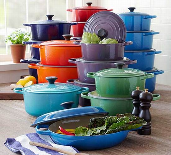  法国顶级厨具 Le Creuset 珐琅铸铁锅、水壶等4.7折起+额外8.5折！