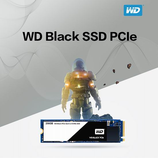  历史新低！WD 西数 Black Performance M.2 PCIe 256GB SSD 卡式固态硬盘6.1折 109.99加元包邮！
