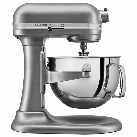  KitchenAid 专业系列 KL26M1XSL 6夸脱大功率 多功能厨师机4.8折 363.66加元包邮！2色可选！