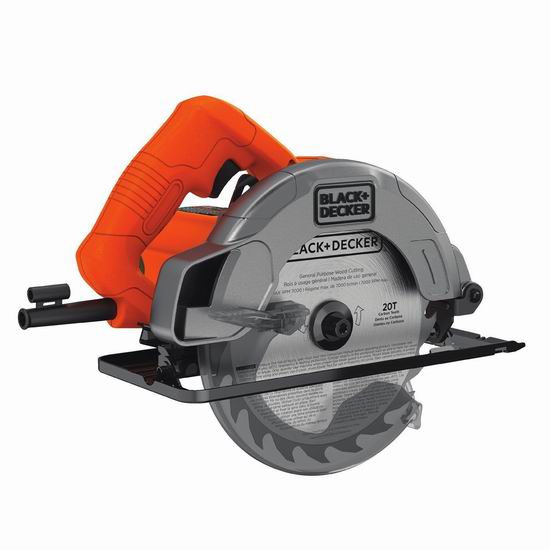  历史新低！BLACK+DECKER BDECS200C 13安培 电动圆锯5.2折 39.98加元包邮！