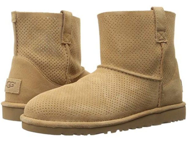  白菜价！UGG Classic Unlined Mini 镂空雪地靴（5码/36码）2.4折 38.21加元包邮！