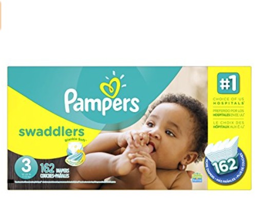  Pampers Swaddlers 帮宝适婴幼儿尿不湿/纸尿裤 28.77加元（size-3、165张），原价 39.99加元，会员价23.75加元
