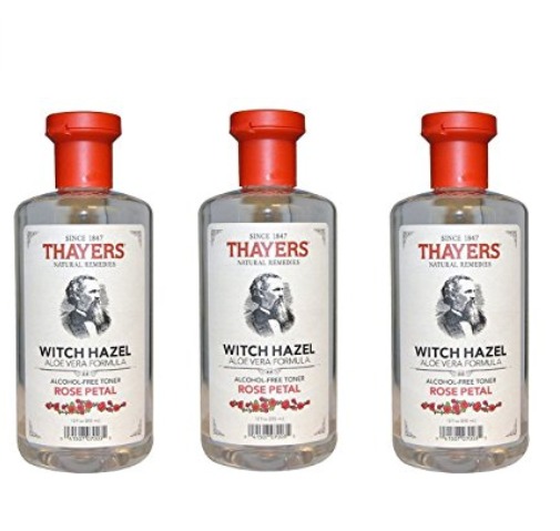  Thayers 金缕梅无酒精芦荟爽肤水3×12盎司 37.63加元+包邮