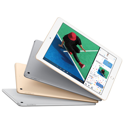  Apple iPad 9.7英寸 32GB平板电脑 349.95加元（2色），原价 449.95加元，包邮