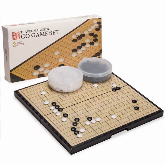  历史新低！Yellow Mountain 14.7 x 14.6英寸 磁性围棋套装3.8折 29.76加元！
