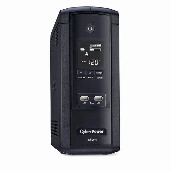  历史新低！CyberPower BRG850AVRLCD 850VA/510W UPS 10插座不间断电源5.9折 118.05加元包邮！