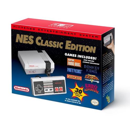  Nintendo NES Classic Edition 超级任天堂 灰白 复刻迷你游戏机 79.99加元包邮！