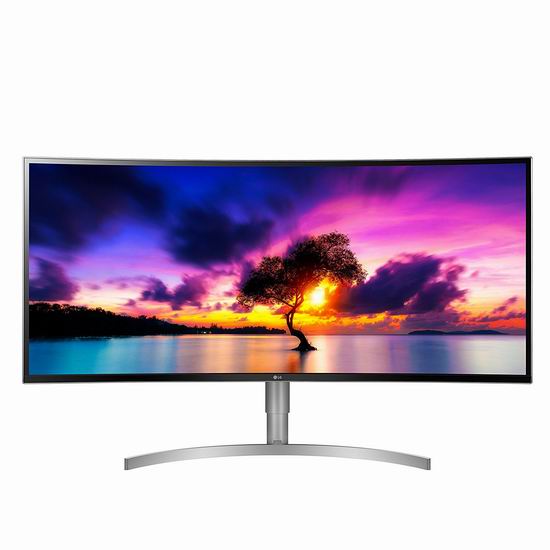  手慢无！历史新低！LG 38WK95C-W HDR 10 38英寸 4K 曲面超宽屏IPS显示器4.4折 847.99加元包邮！