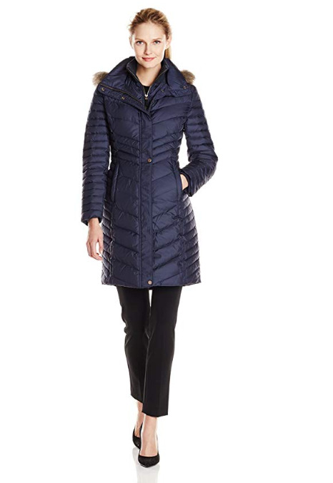  Marc New York by Andrew Marc 女士中长款带帽羽绒服 60.88加元（XL），原价 325加元，包邮