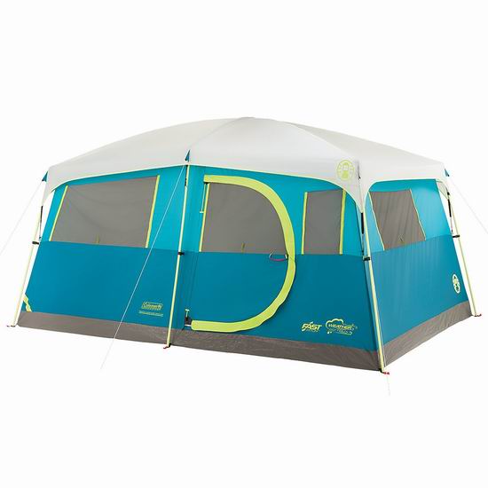  Coleman Tenaya Lake 快速搭建 8人家庭野营帐篷6.4折 239.19加元包邮！