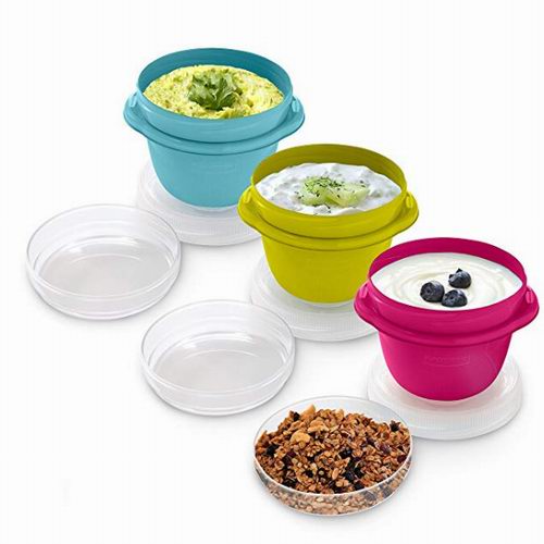  Rubbermaid 1.2 Cup 零食盒 3件套 3.47加元