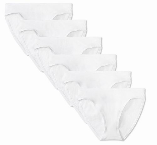  Amazon Essentials 女式内裤 6件套  11.99加元，原价 15.99加元