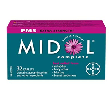  止痛神器！Bayer 拜耳 Midol 强效版 月经止痛片 32片装 9.49加元，原价 13.35加元