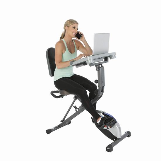  白菜价！历史新低！Exerpeutic WORKFIT 1000 可折叠 桌式健身自行车3.7折 165.59加元包邮！