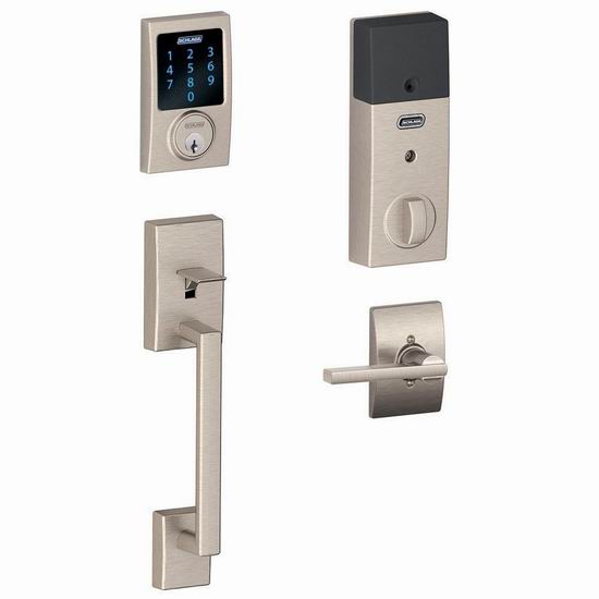  Schlage 西勒奇 FE469NX LAT 619 CEN 触控式智能密码警报锁4.5折 222.99加元包邮！