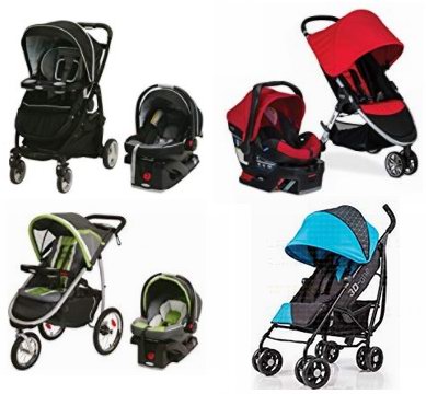  手慢无！精选 Diono、Britax、Graco、Evenflo、Safety 1st 等品牌婴儿推车及提篮套装5折起！会员专享！