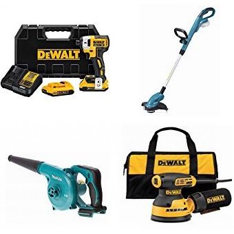  精选 Dewalt、Makita 家用及庭院电动工具4.1折起！会员专享！