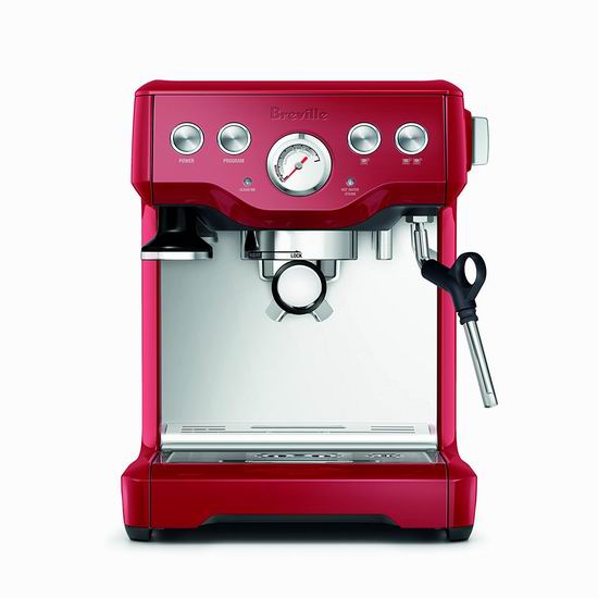  Breville BES840CBXL 半自动 意式浓缩咖啡机5.4折 396.55加元包邮！2色可选！会员专享！