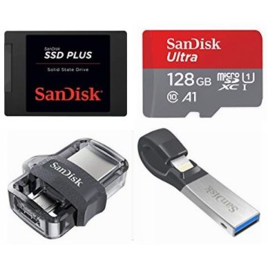 精选 SanDisk 固态硬盘、移动硬盘、U盘、闪存卡等4.3折起！会员专享！