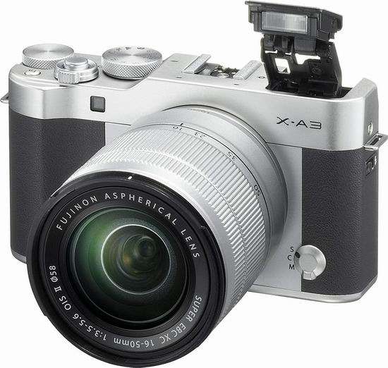  金盒头条：历史最低价！Fujifilm 富士 X-A3 Wi-Fi 复古微单相机+XC16-50mm F3.5-5.6 II镜头套装 524.99加元包邮！