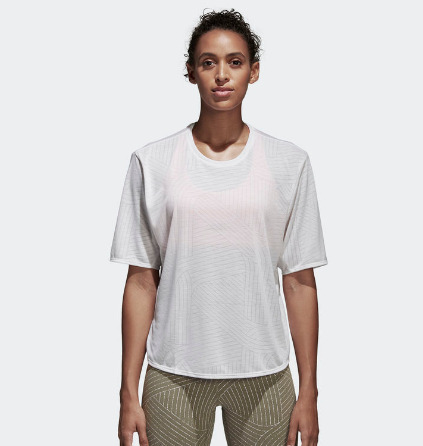  adidas FreeLift Climalite Aeroknit 女式短袖T恤2.2折 9.95加元包邮！