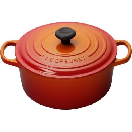  历史新低！Le Creuset 2升 火焰红 酷彩珐琅 经典圆形铸铁深烧锅4.9折 161.31加元包邮！