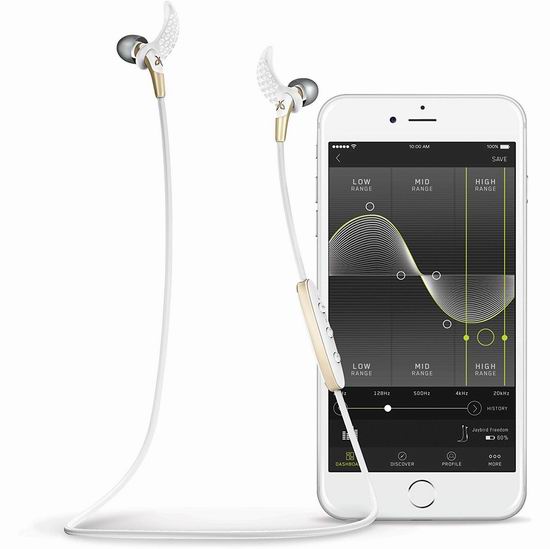  历史新低！Jaybird Freedom 无线蓝牙 金色版 运动耳机3.6折 79.99加元包邮！