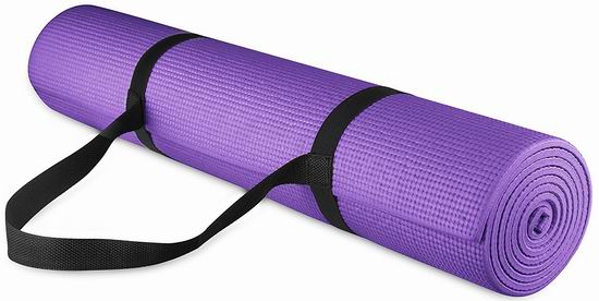  BalanceFrom GoYoga 多用途 1/4英寸 高密度防撕裂瑜伽垫6.7折 12.46加元！